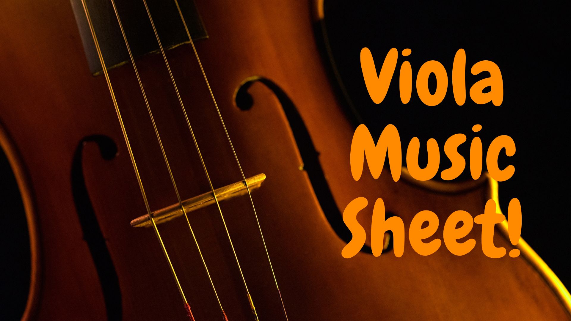 viola sheet music