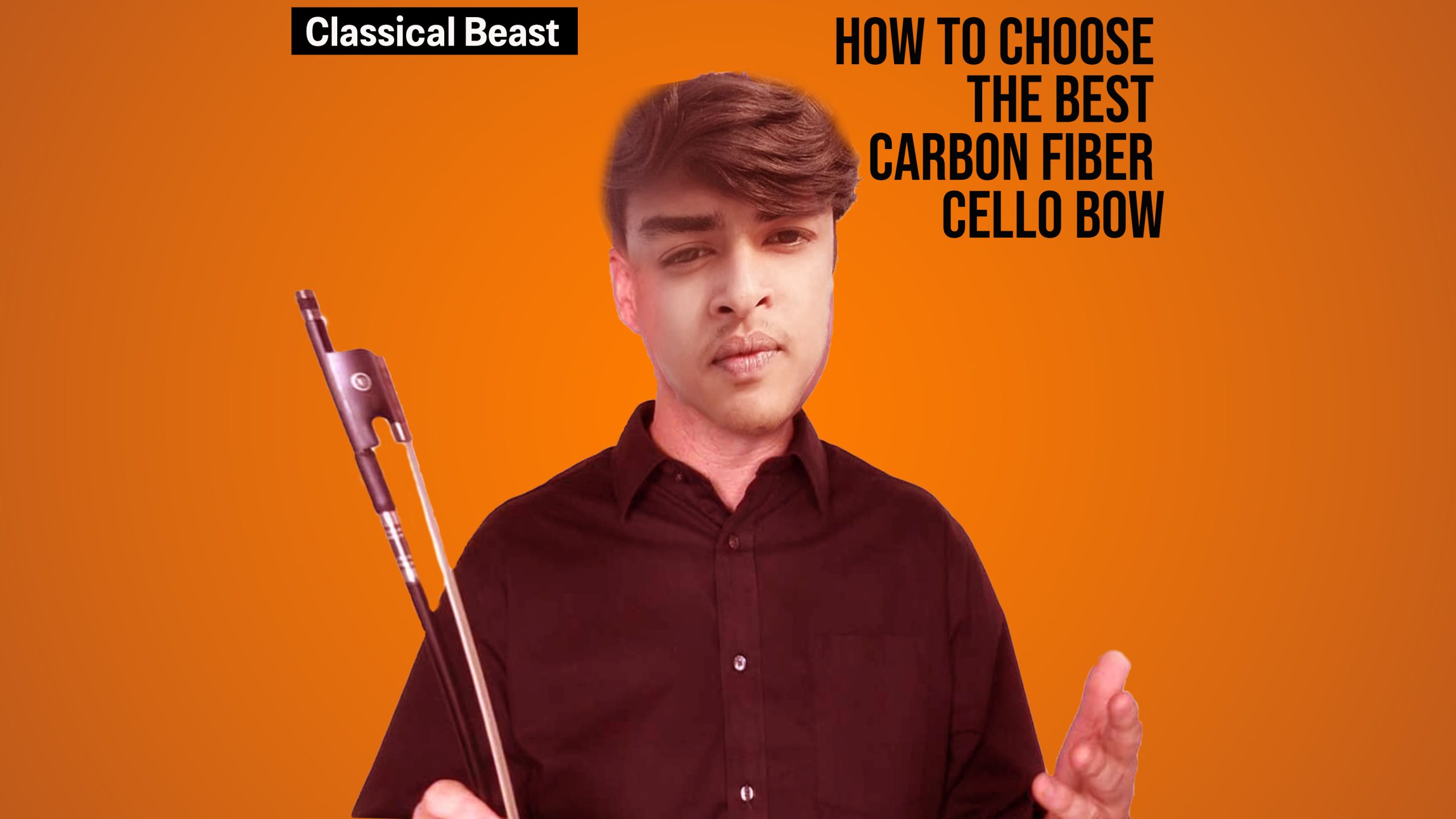 Carbon fiber cello bow